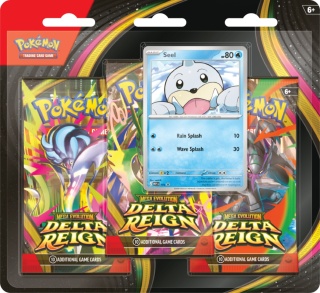 Pokémon TCG: Mega Evolution - Delta Reign - 3-Pack Blister Bundle