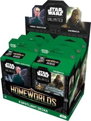 Star Wars: Unlimited Card Game - Homeworlds - Spotlight Deck Display x 2